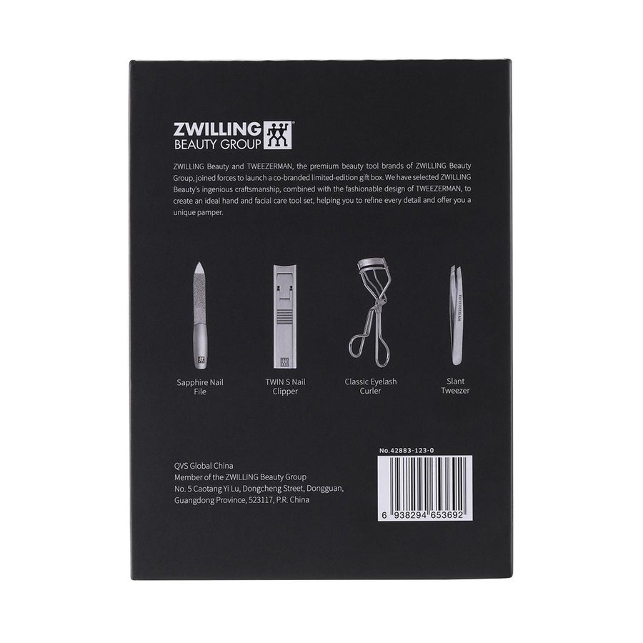 Zwilling x Tweezerman The Perfect Fit 4pc Set Stainless Steel Stainless Steel
