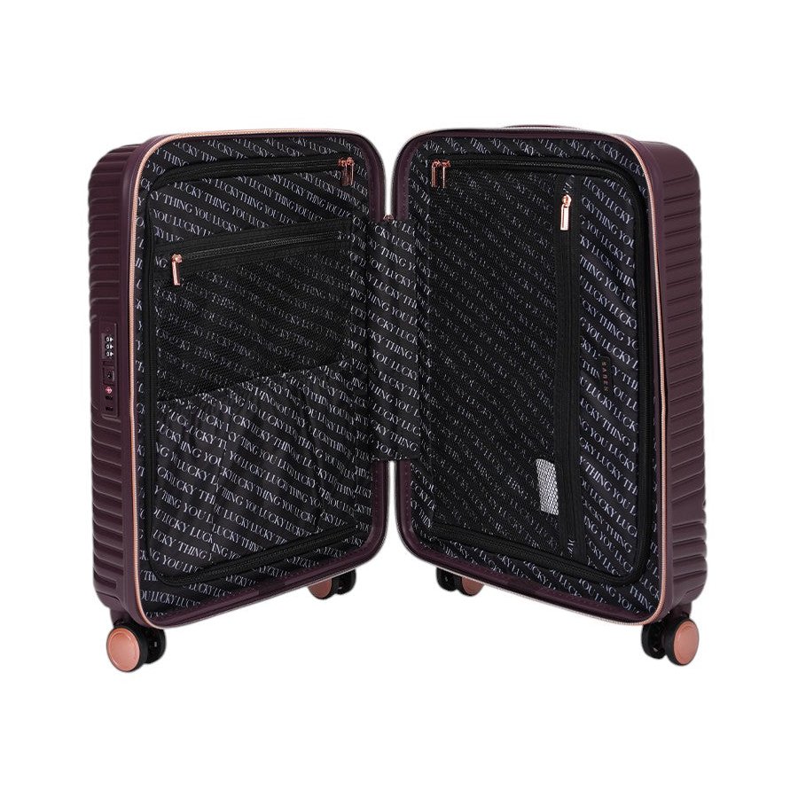 Saben Going Places 55cm Carry-On Hardside Suitcase Merlot Merlot