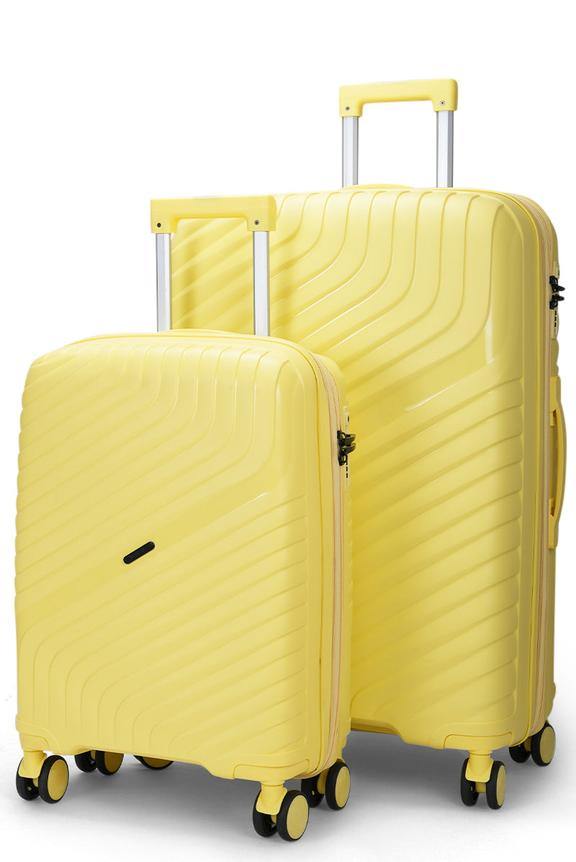 Nomad Journey 56cm & 75cm Hardside Luggage Set Yellow