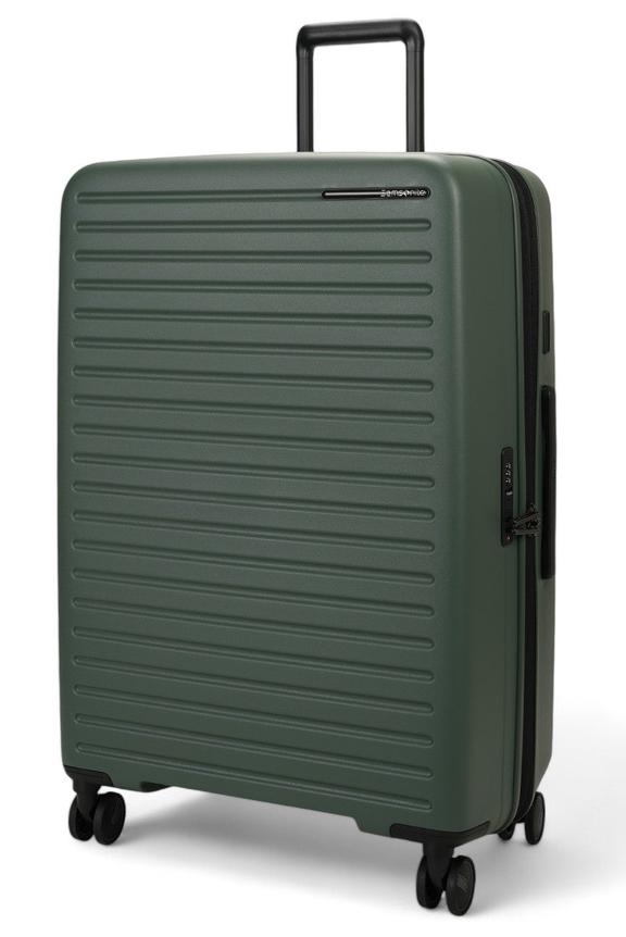 Samsonite Restackd 75cm Hardside Checked Suitcase Sage