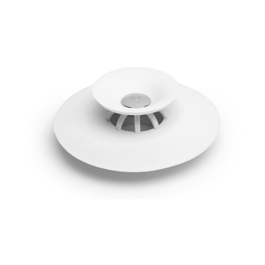 Umbra Flex Drain Stopper and Hair Catcher White White