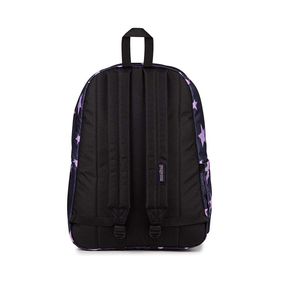 Jansport Superbreak Plus Backpack Sprayed Stars Pastel Lilac Sprayed Stars Pastel Lilac