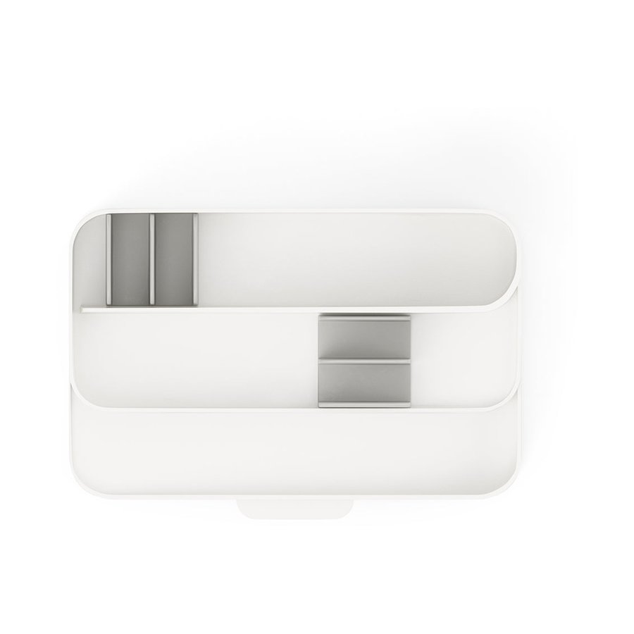 Umbra Glam Large Organiser White/Grey White/Grey