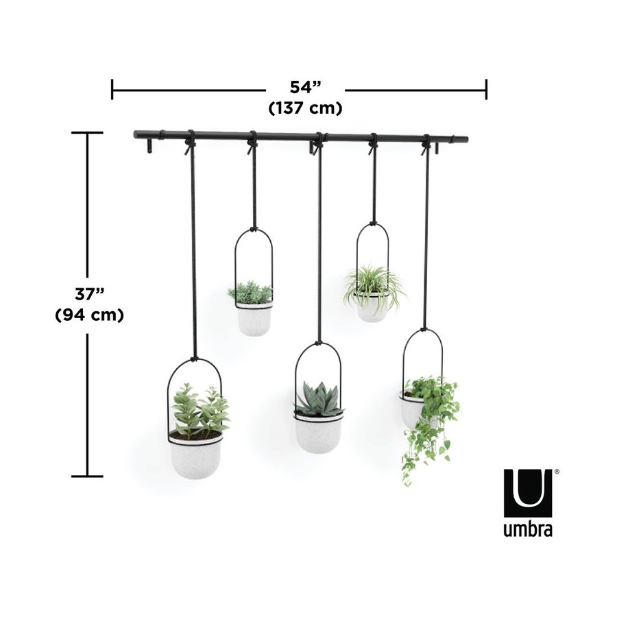 Umbra Triflora Hanging Planter (Set of 5) White White