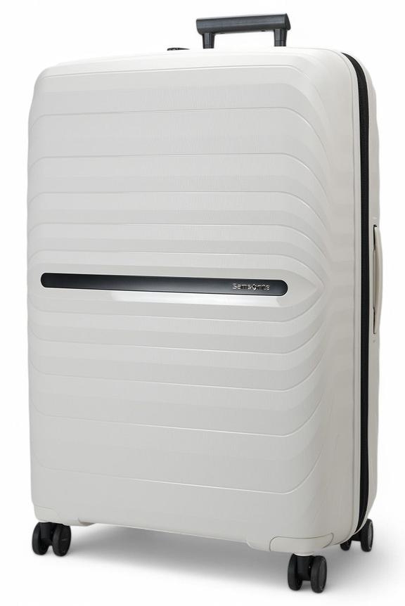 Samsonite Octolite Neo 81cm Hardside Checked Suitcase Off-White