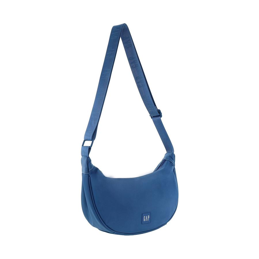 Gap Avaya Ladies Nylon Crescent Crossbody Bag Blue Blue
