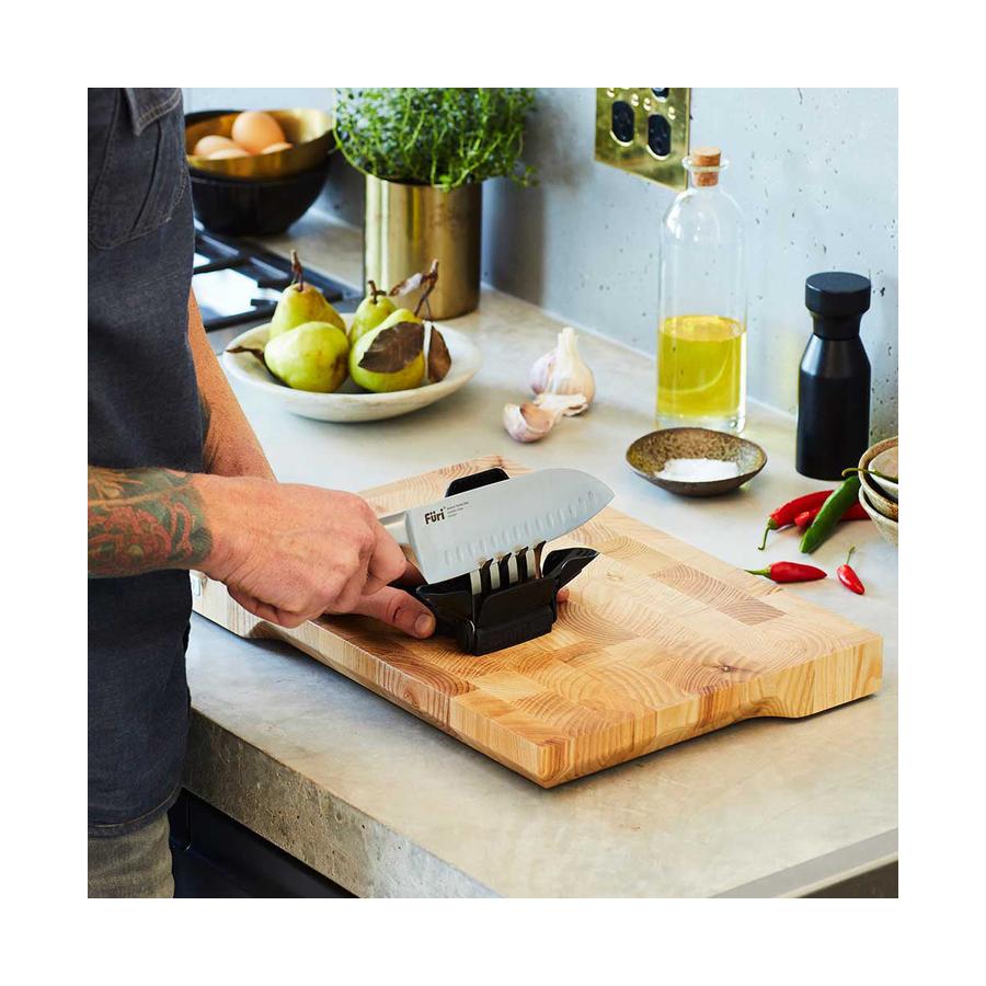 Furi Diamond Fingers Compact Knife Sharpener Black Black