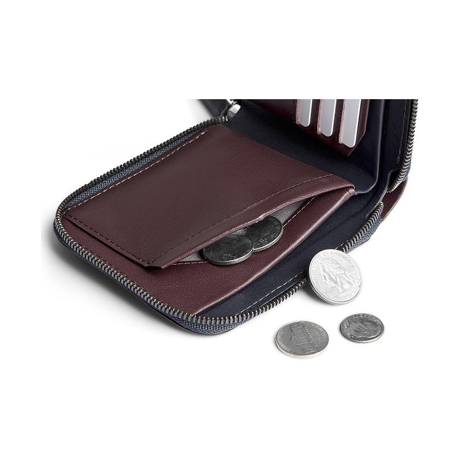 Bellroy RFID Zip Wallet Deep Plum Deep Plum