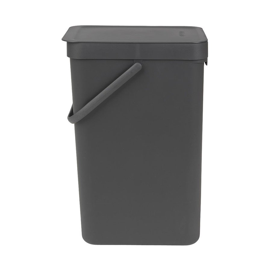Brabantia Sort & Go Waste Bin (16L) Grey Grey