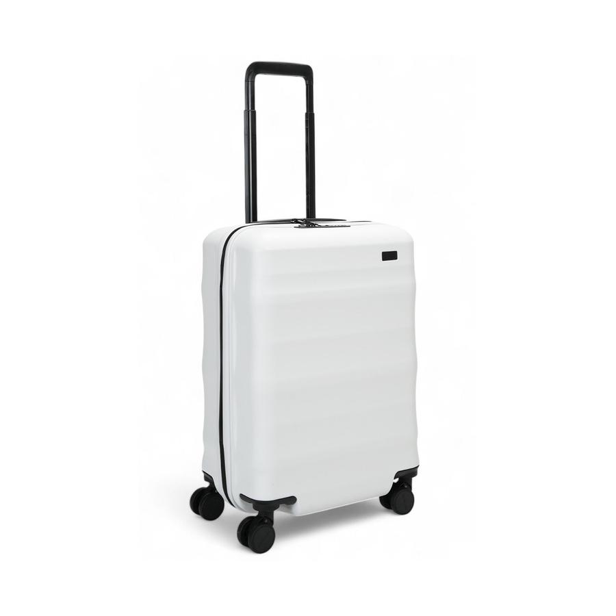 Explorer Luna-Air 55cm Hardside USB Carry-On Suitcase White White