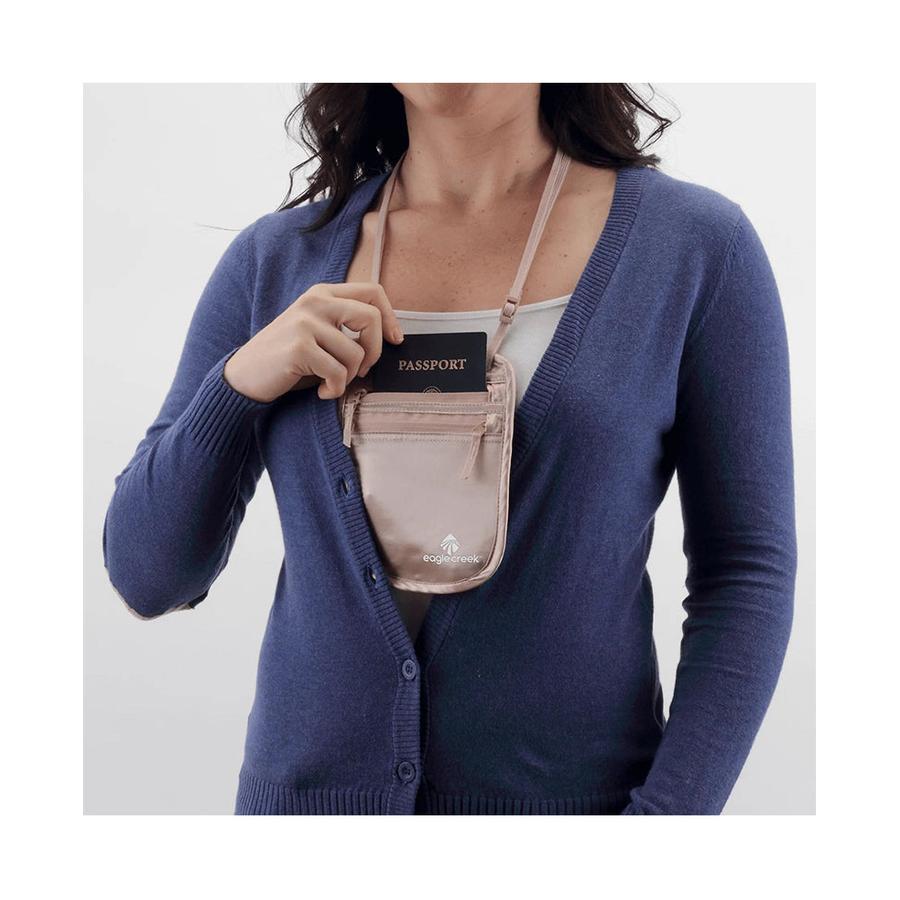 Eagle Creek Silk Undercover Neck Wallet Rose Rose