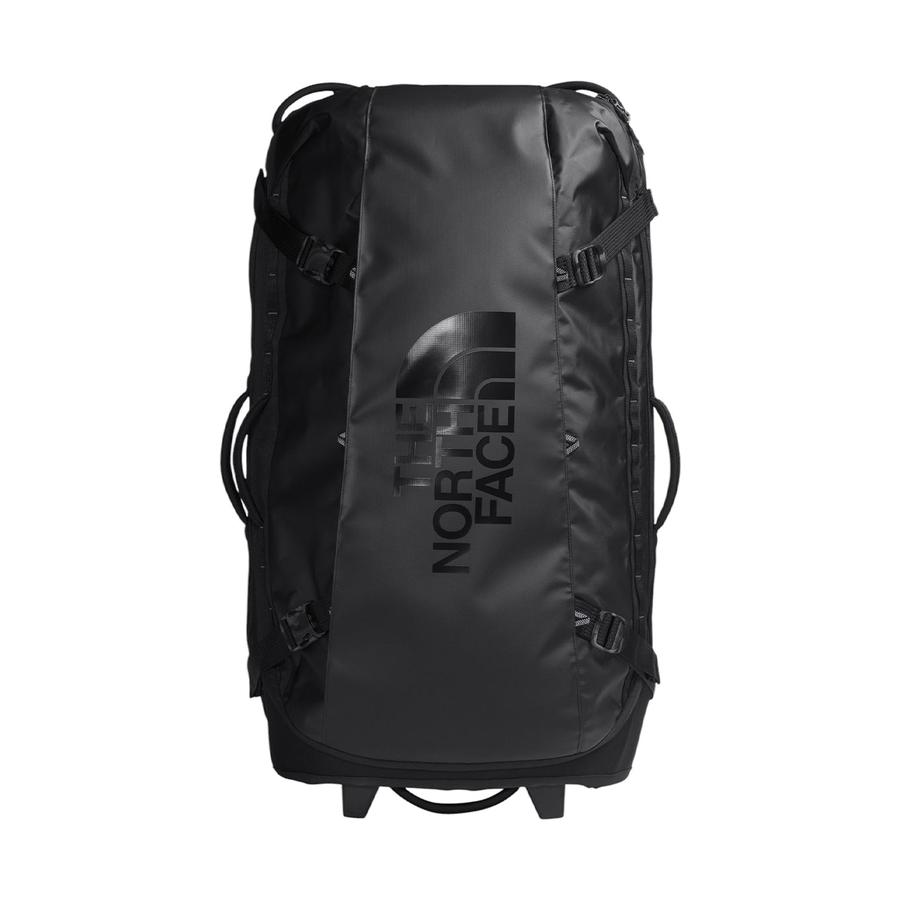 The North Face Base Camp Rolling Thunder 92cm Checked Suitcase Black Black