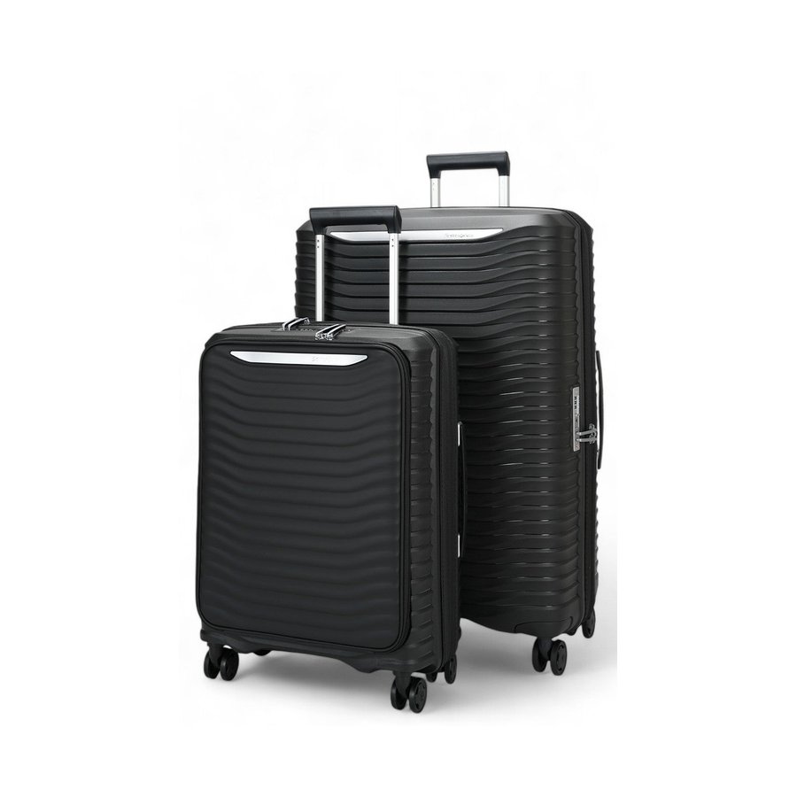 Samsonite Upscape 55cm Easy Access & 75cm Hardside Luggage Set Black Black