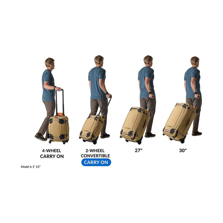 Eagle Creek Gear Warrior XE 55cm Convertible Carry-On Suitcase Black Black