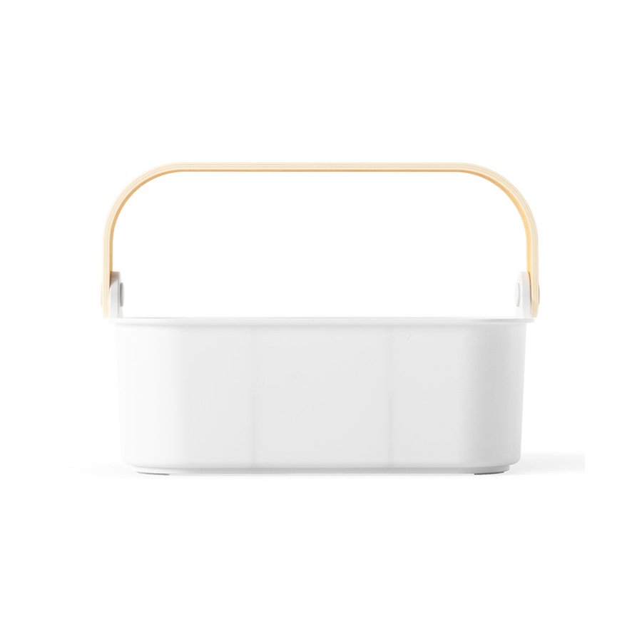 Umbra Bellwood Small Stackable Bin White/Natural White/Natural