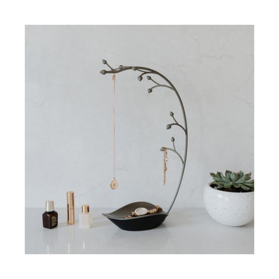 Umbra Orchid Jewellery Stand Gunmetal Gunmetal