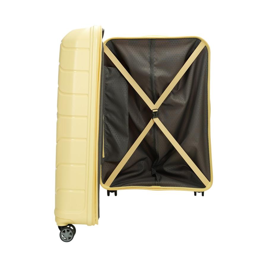 Samsonite Oc2lite 75cm Hardside Checked Suitcase Lemonade Lemonade