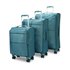 Caselite Ultra 55cm, 69cm & 80cm Softside Luggage Set Teal