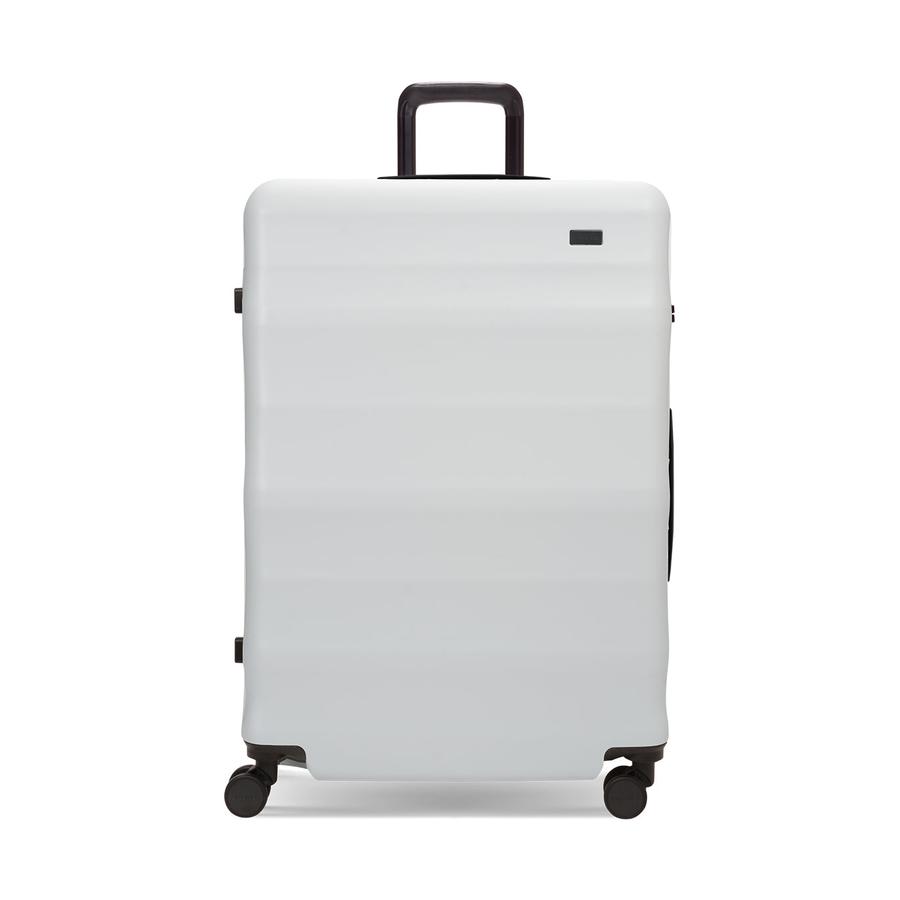 Explorer Luna-Air 74cm Hardside Checked Suitcase White White