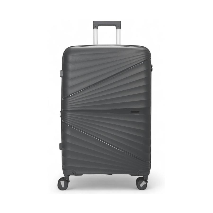 Nomad Aspire 75cm Hardside Checked Suitcase Dark Grey Dark Grey