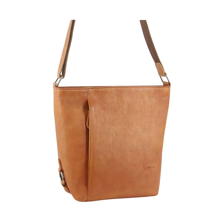 Milleni Taylor Women's Leather Crossbody Bag Cognac Cognac
