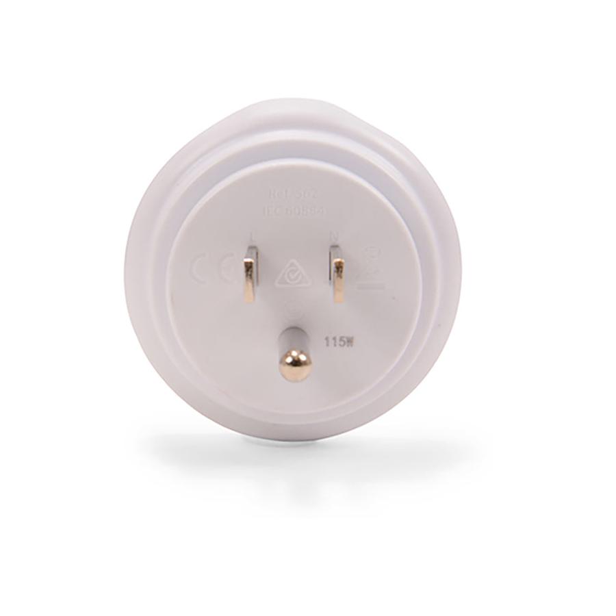 Go Travel NZ & AUS to America Travel Adapter White White