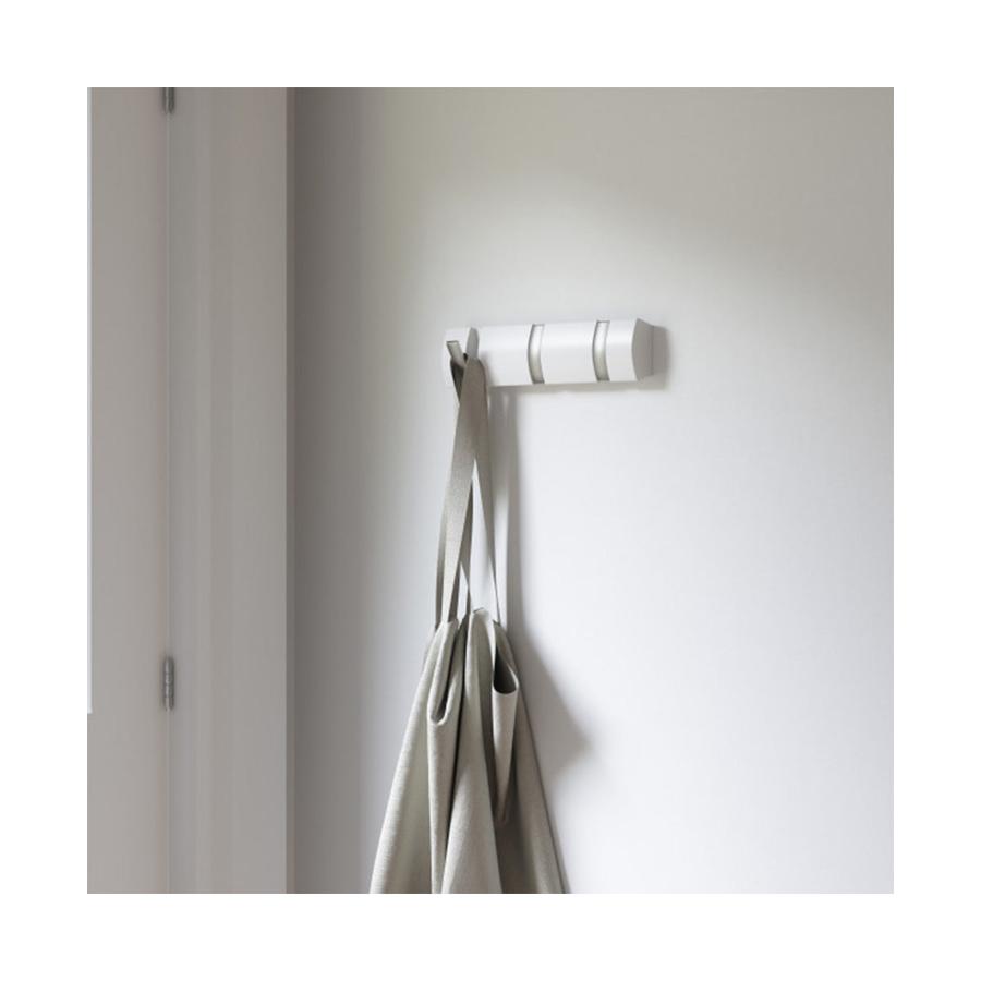Umbra Flip 3 Wall Mounted Hook White White