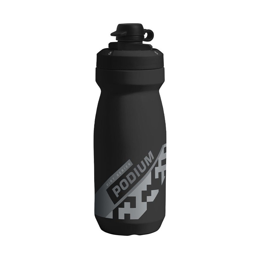 Camelbak 21oz (620ml) Podium Dirt Series Drink Bottle Black Black