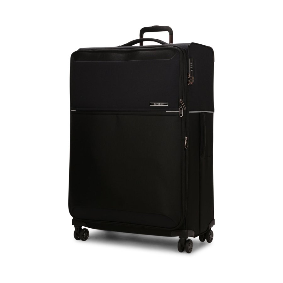 Samsonite 73H 78cm Softside Checked Suitcase Black Black