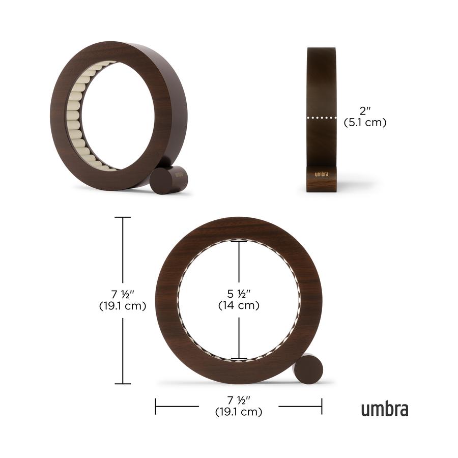 Umbra Ferris Jewellery Organiser Walnut Walnut