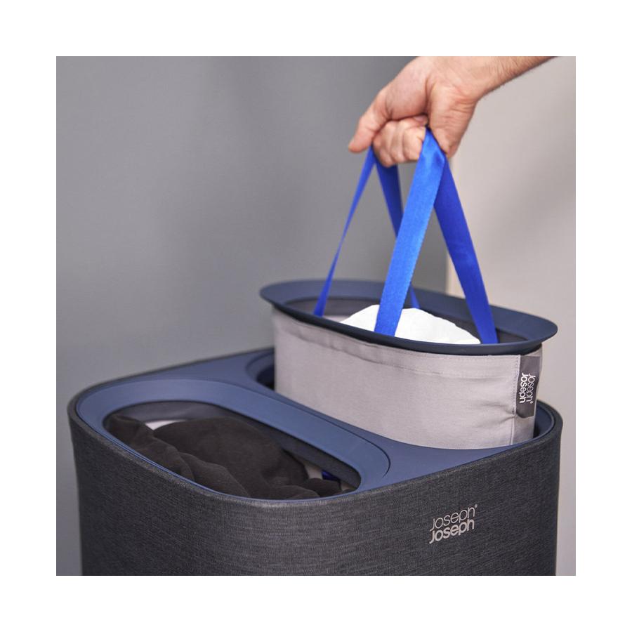 Joseph Joseph Tota 60L Laundry Separation Basket Carbon Black Carbon Black