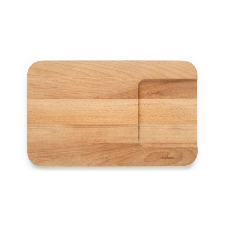 Brabantia Profile Wooden Chopping Board for Vegetables - Slice & Dice Wood Wood