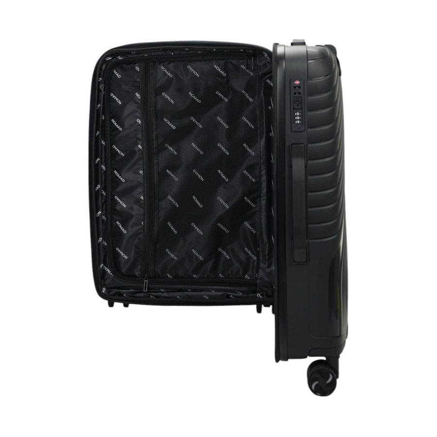 Nomad Journey 56cm & 66cm Hardside Luggage Set Black Black