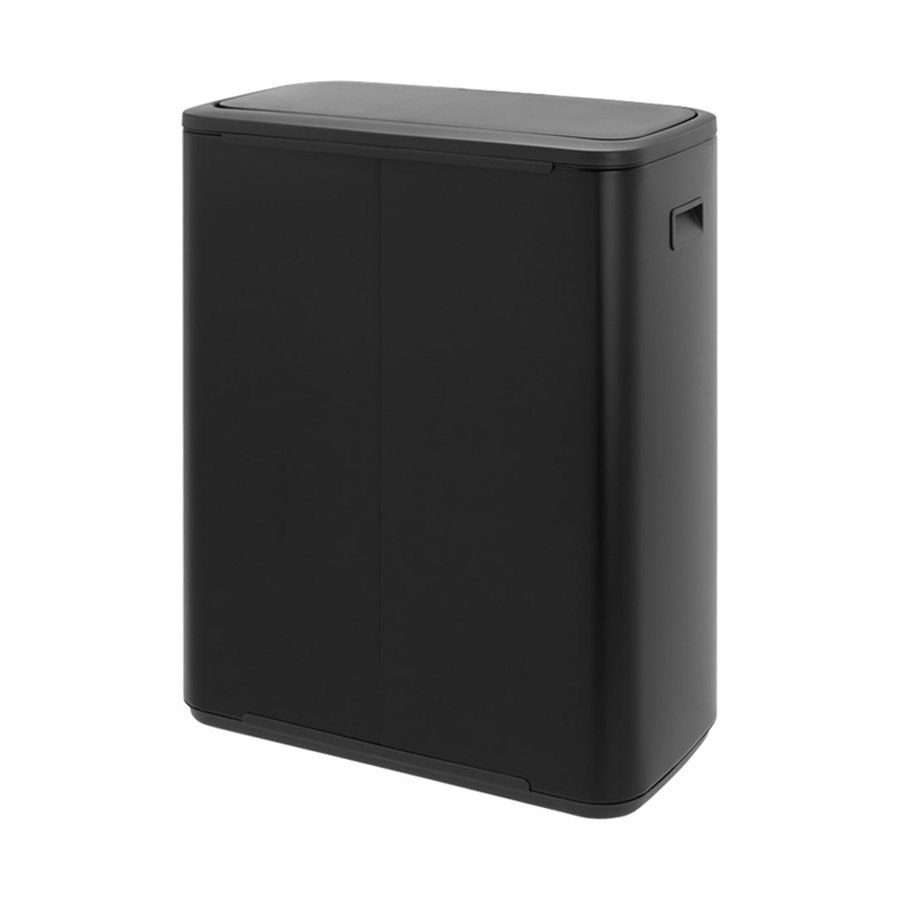 Brabantia Bo Touch Bin (2 x 30L) Matte Black Matte Black