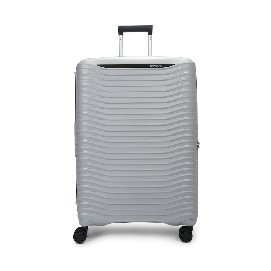 Samsonite Upscape 75cm Hardside Checked Suitcase Platinum Platinum