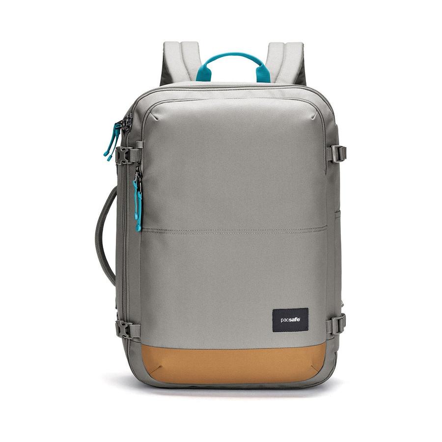 Pacsafe GO 34L Anti-Theft Recycled Carry-On Backpack Stone Stone
