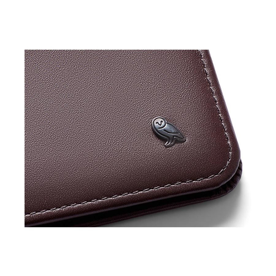Bellroy RFID Hide & Seek LO Leather Wallet Deep Plum Deep Plum