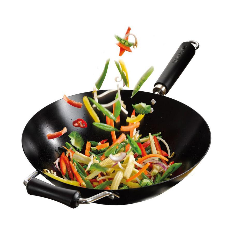 Ken Hom 31cm Non-Stick Wok Black Black