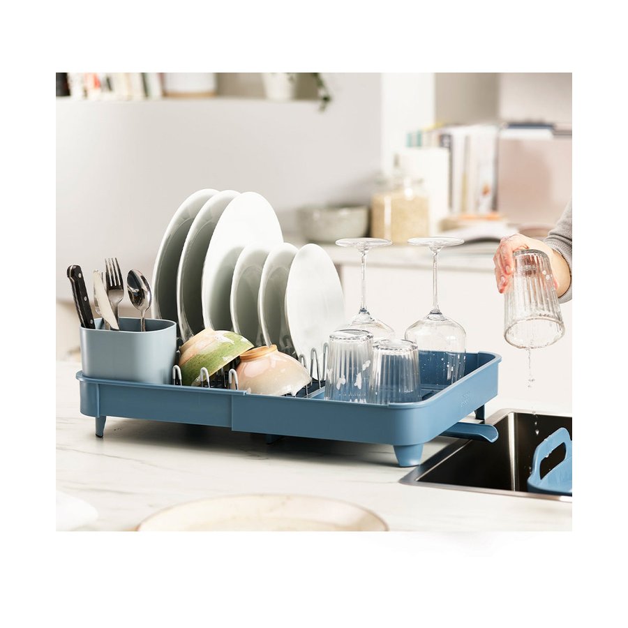 Joseph Joseph Extend Expandable Dish Drainer Sky Blue Sky Blue