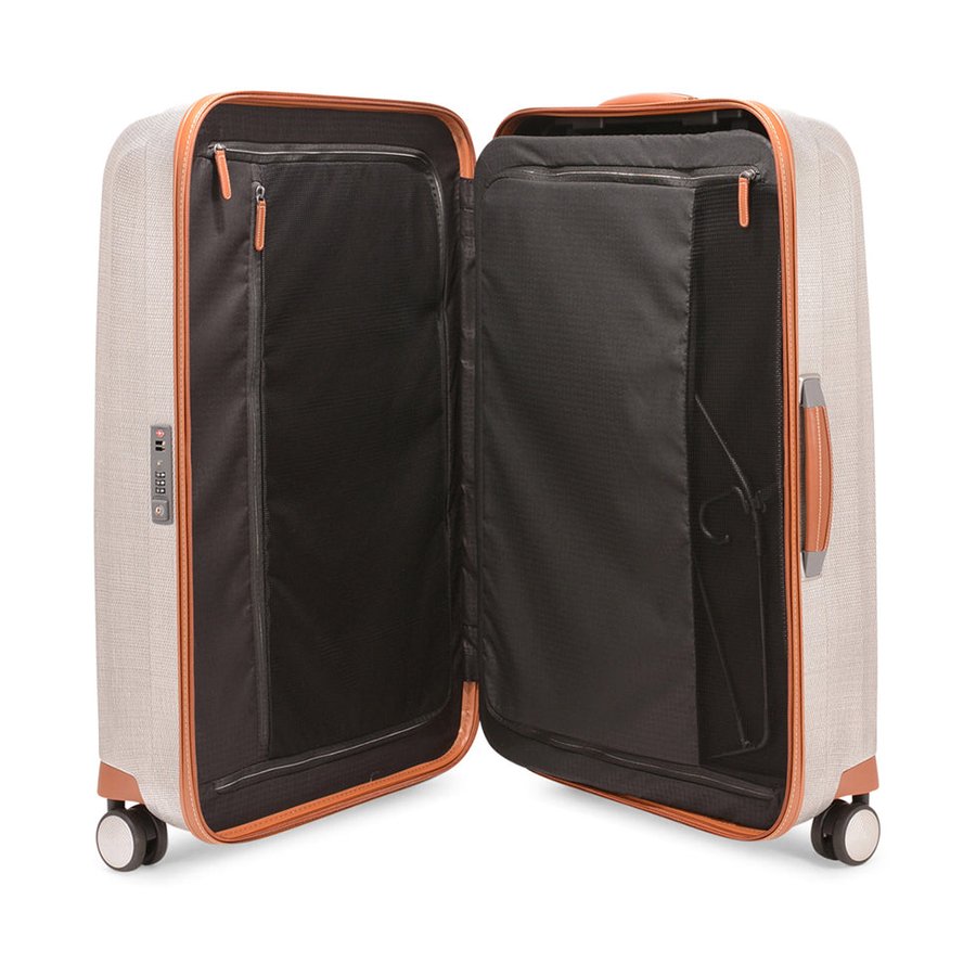 Samsonite Lite-Cube DLX CURV Luggage Set 55cm & 76cm Aluminium Aluminium