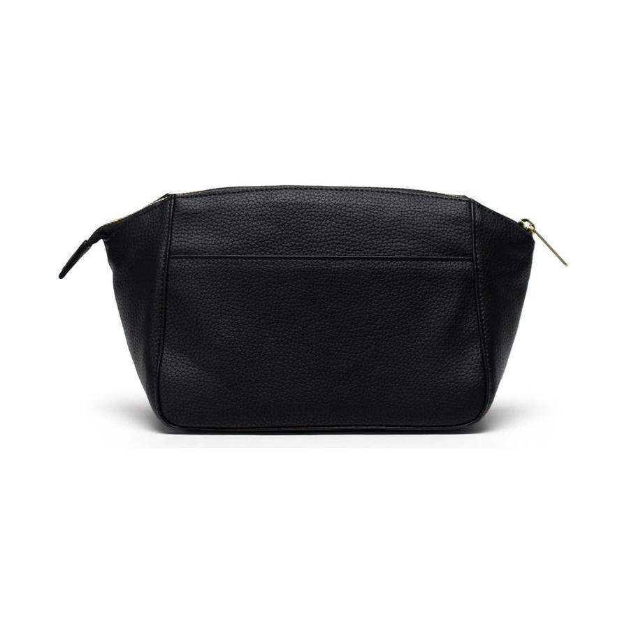Herschel Milan Vegan Leather Toiletry Kit Black Black