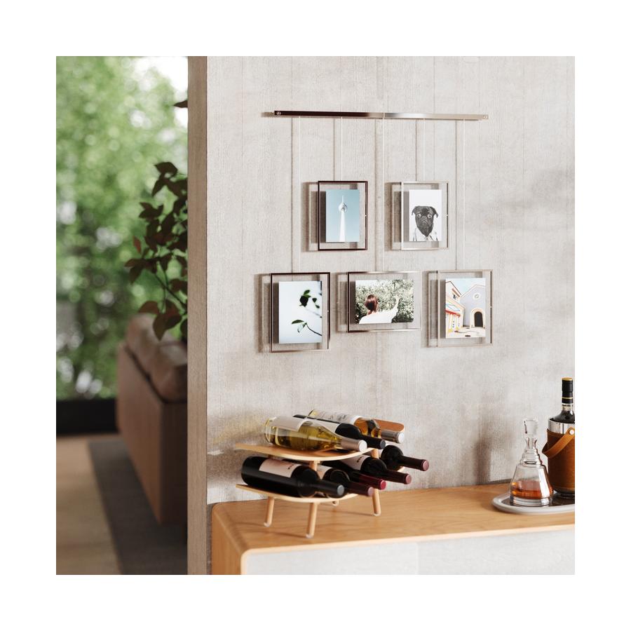 Umbra Exhibit Wall Picture Frames (Set of 5) Chrome Chrome