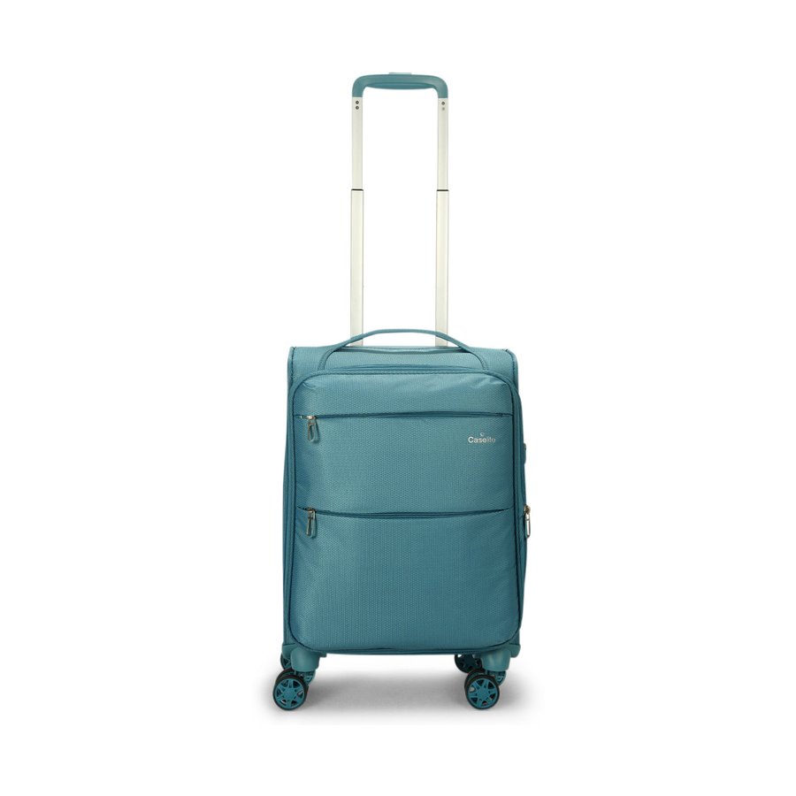 Caselite Ultra 55cm Softside Carry-On Suitcase & Laptop Bag Set Teal Teal