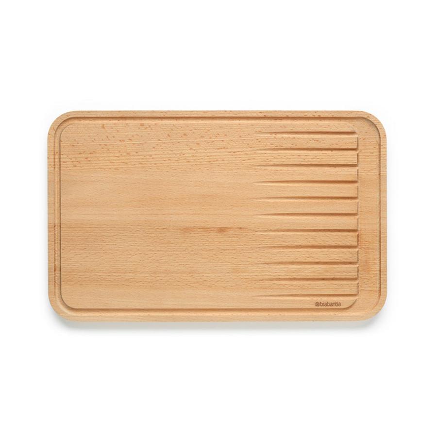 Brabantia Profile Wooden Chopping Board for Meat - Slice & Dice Wood Wood