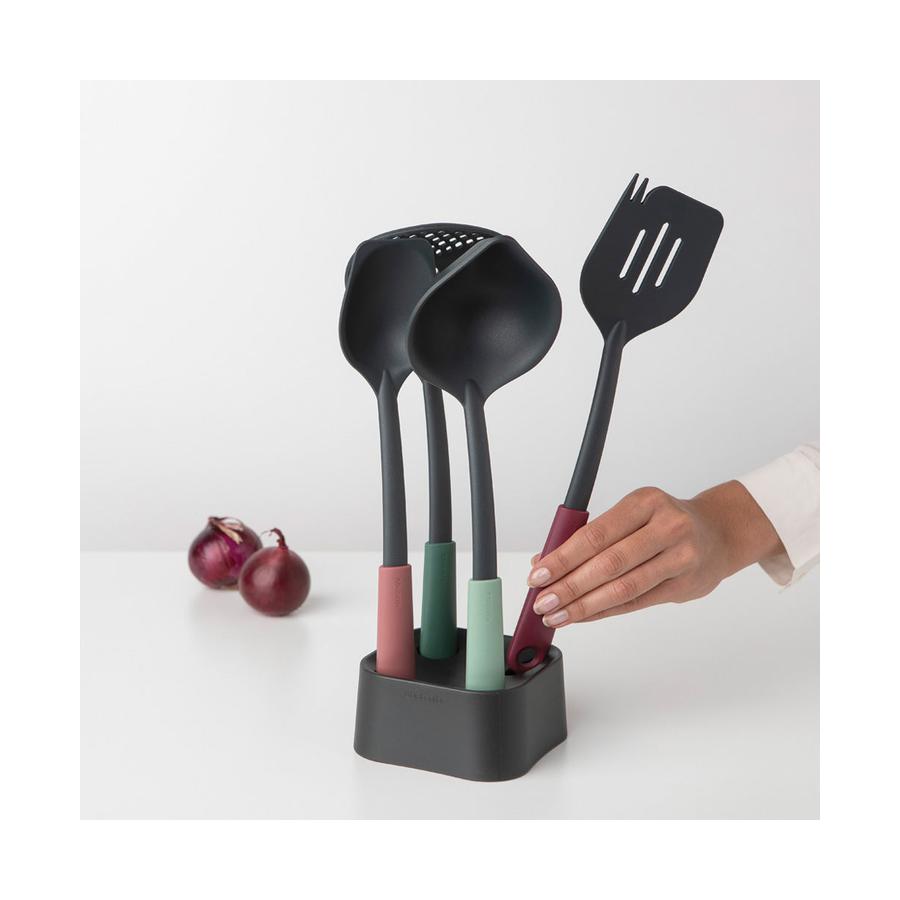 Brabantia Tasty+ Kitchen Utensils Set Multi Coloured Multi Coloured