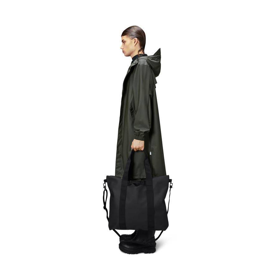 Rains Tote Bag Black Black