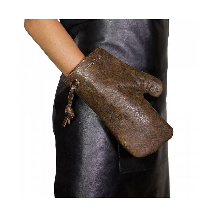 Dutch Deluxes Leather Oven Glove Vintage Brown Vintage Brown