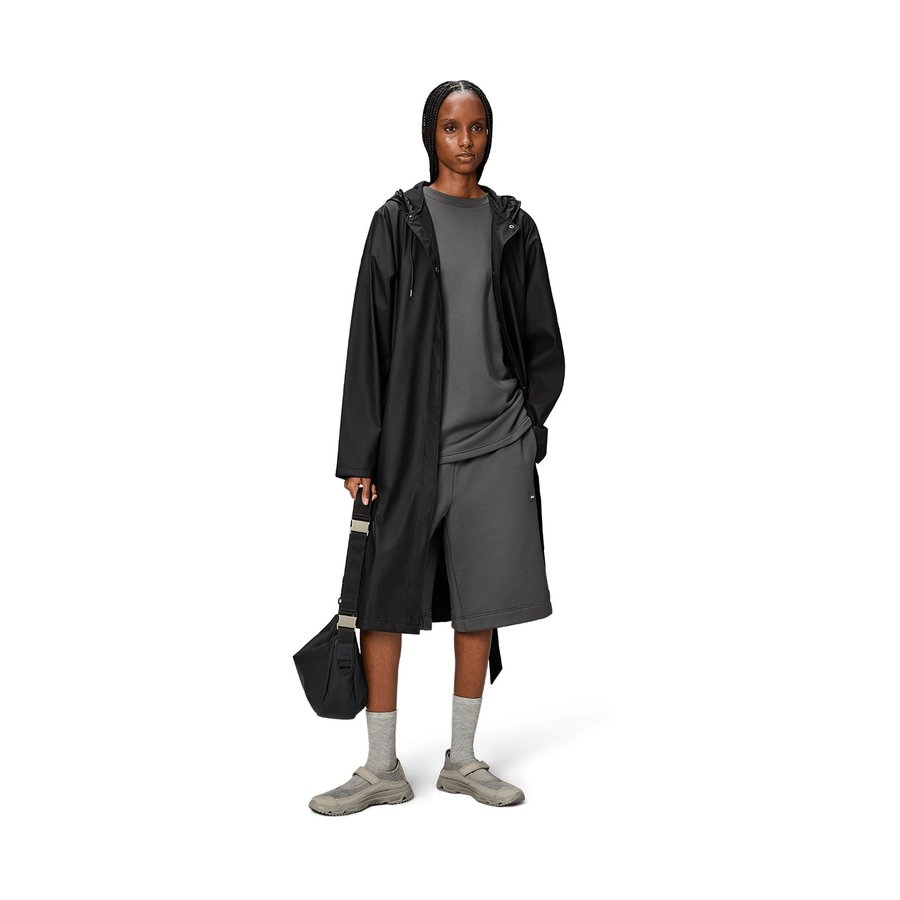 Rains A-Line Longer W Jacket Black M