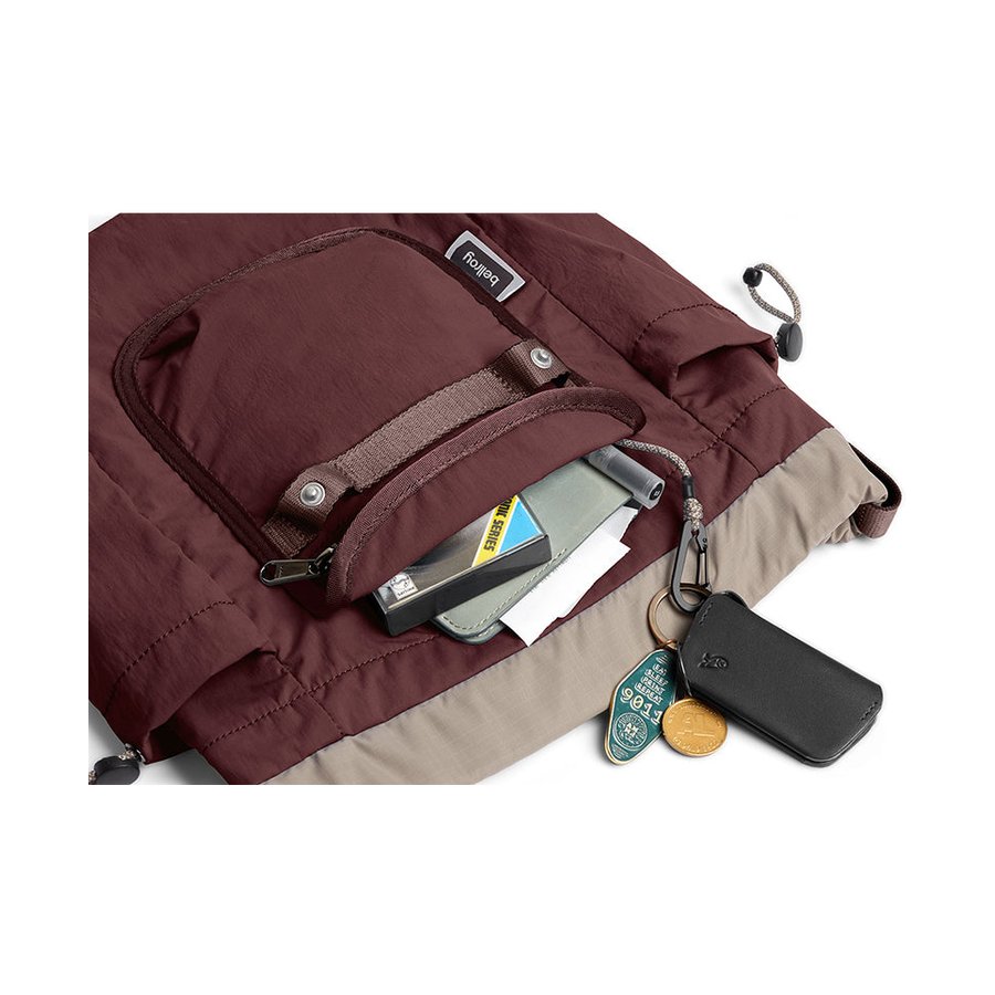 Bellroy Cinch Minipack Burgundy Burgundy