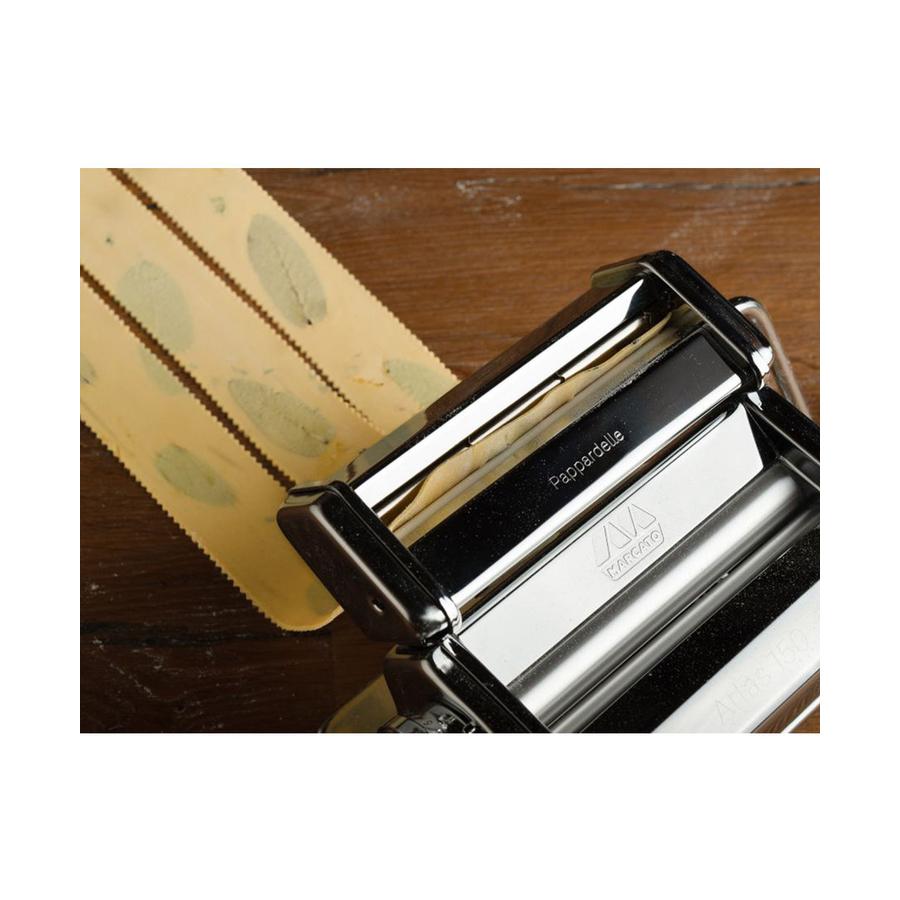 Marcato Pappardelle Attachment for Atlas 150 Pasta Maker Silver Silver